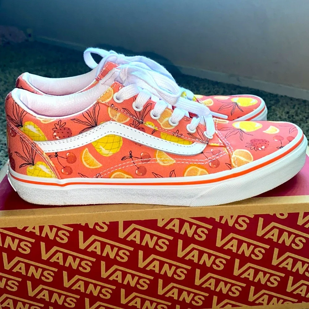 Old skool fruity coral Vans - Picture 6 of 6